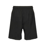 Shorts in misto lino e cotone BYRD -NERO GIULIANO GALIANO 