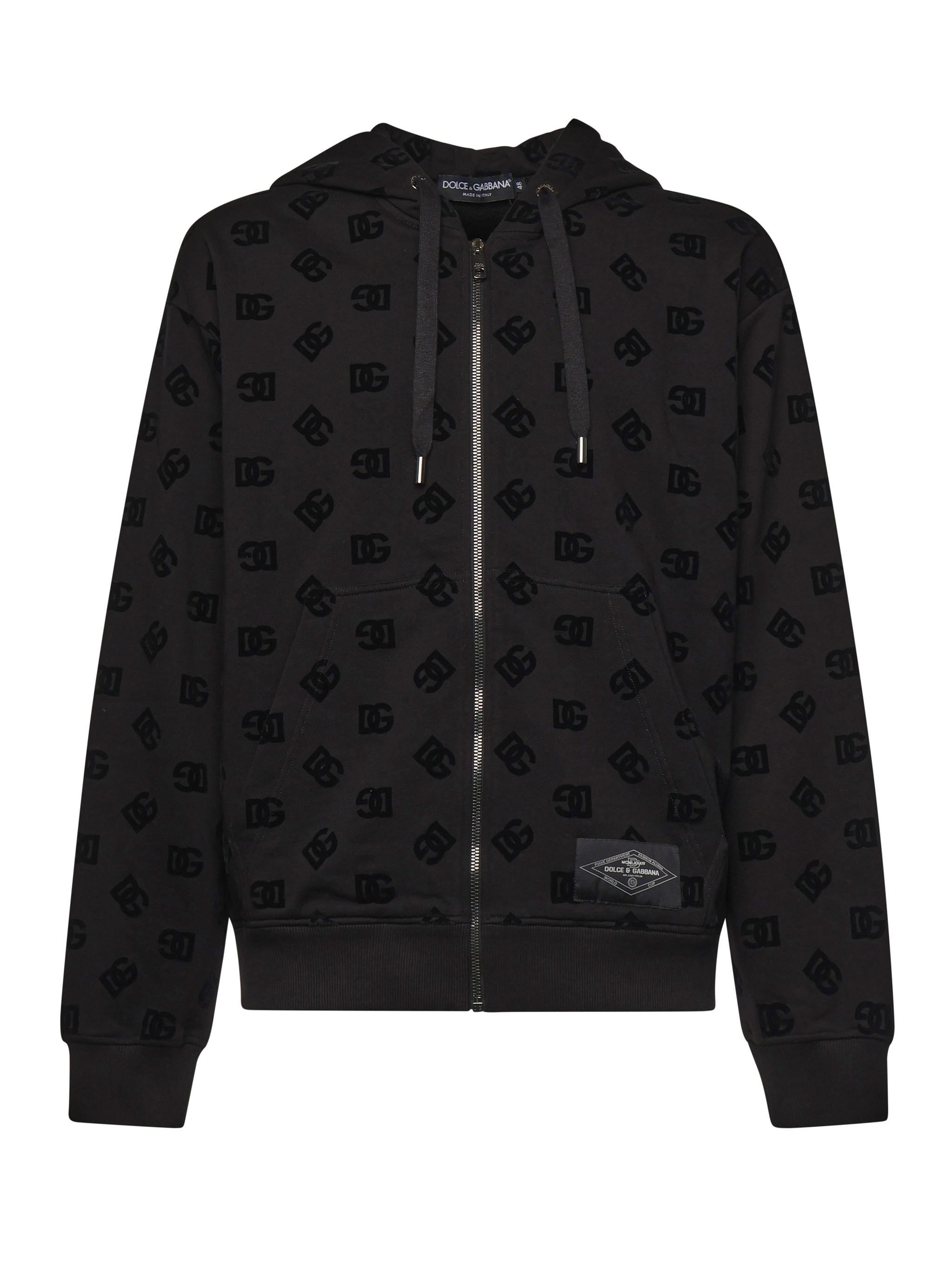 Felpa stampa DG allover G9AIYT G7NWDN0000 DOLCE & GABBANA 