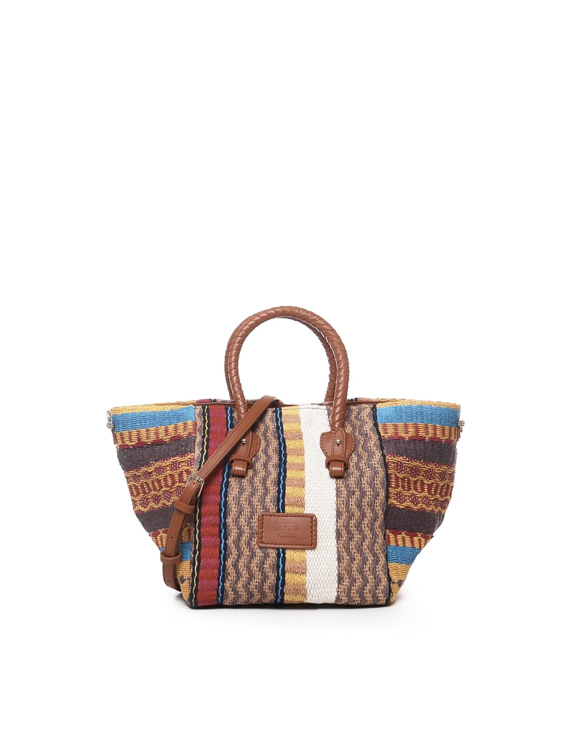 Borsa Parrot in canvas 73BS7OI03 PARROTCUOIO/MULTICOLOR V° 73 