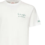T-shirt Portofino con ricamo POT0001 05578H MC2 SAINT BARTH 