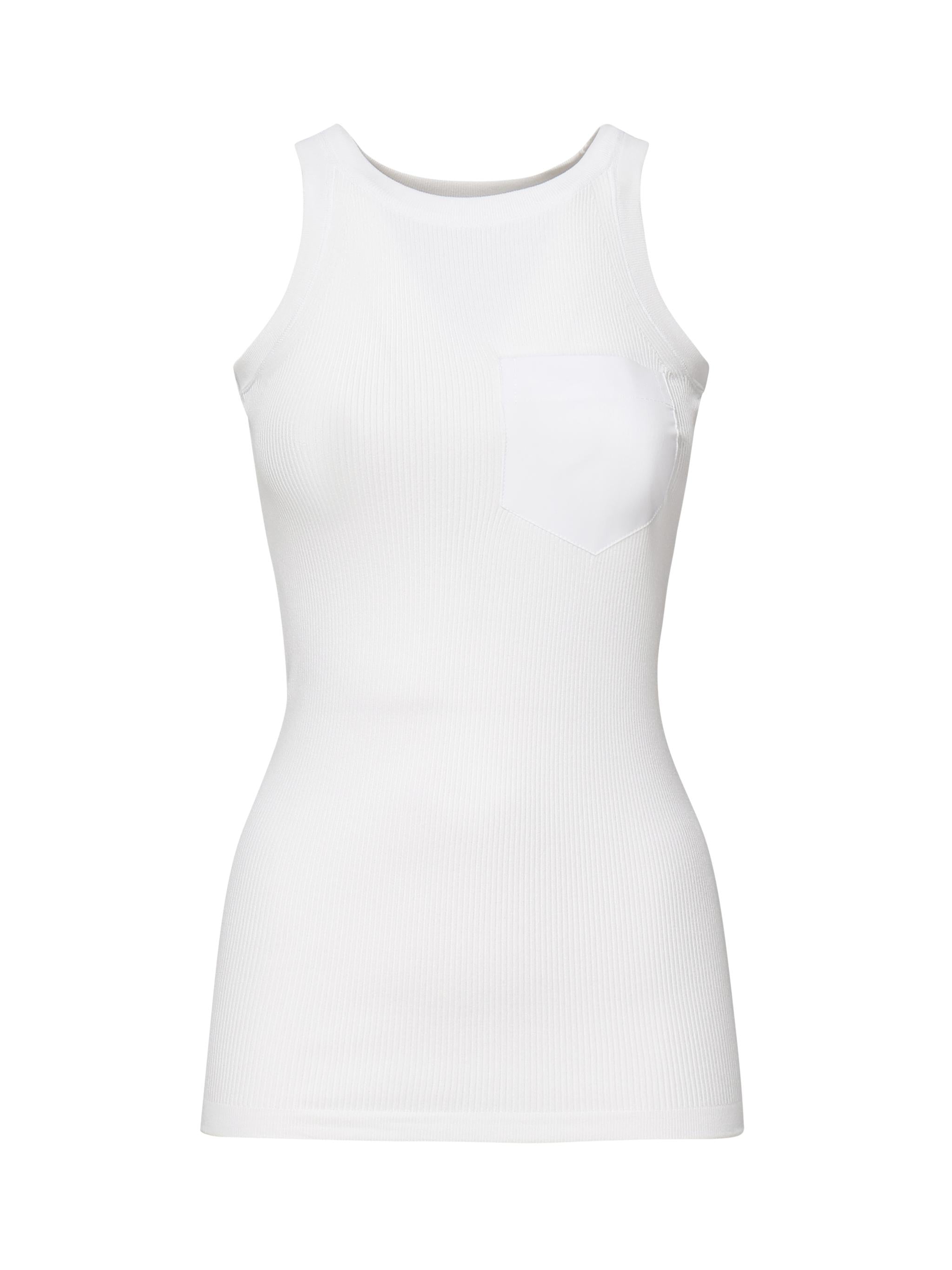 Canotta in viscosa a costine<BR/><BR/> 2512361072600 001 SPORTMAX 