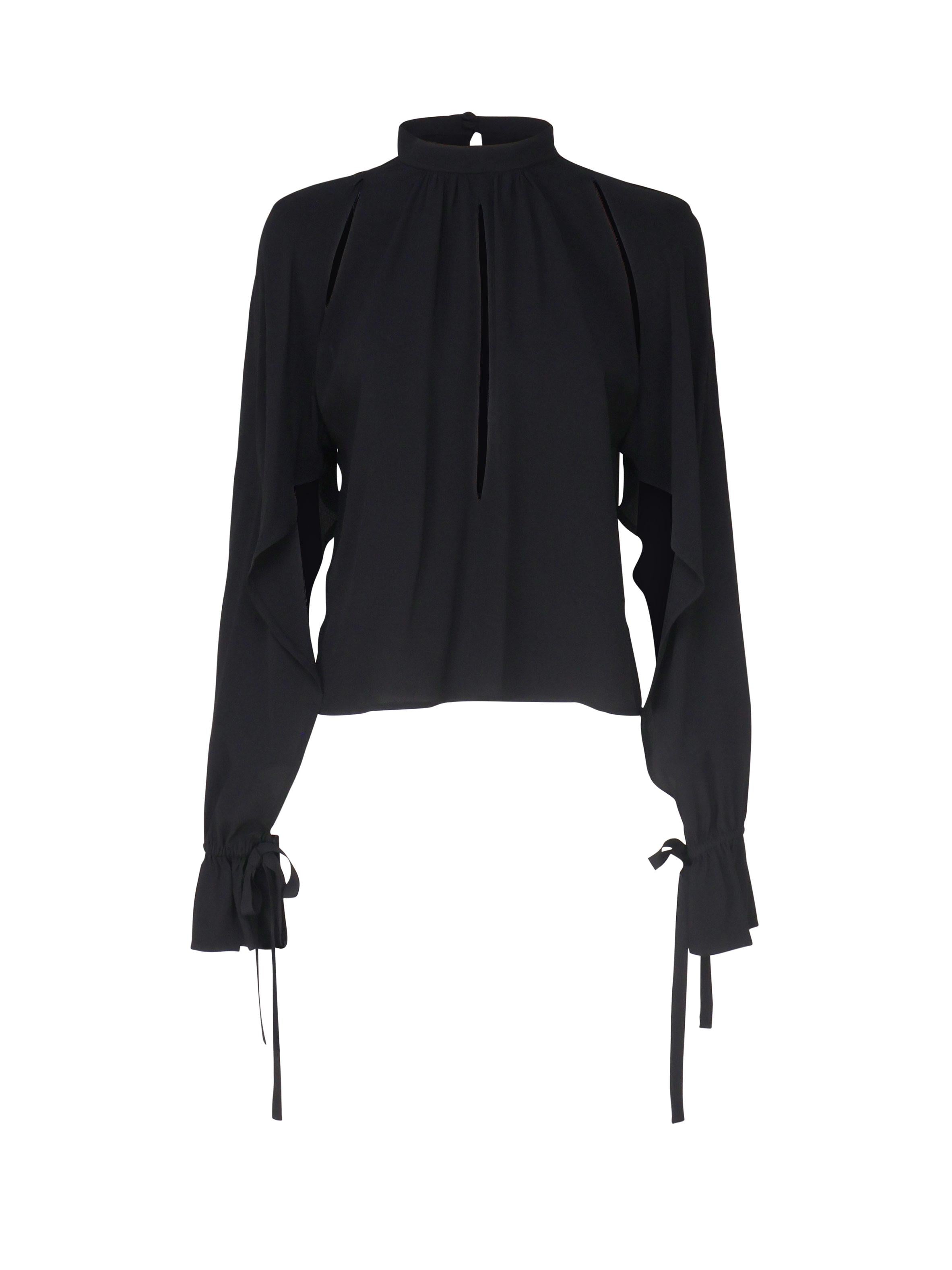 Blusa fluida in misto seta 103905 A207Z99 PINKO 