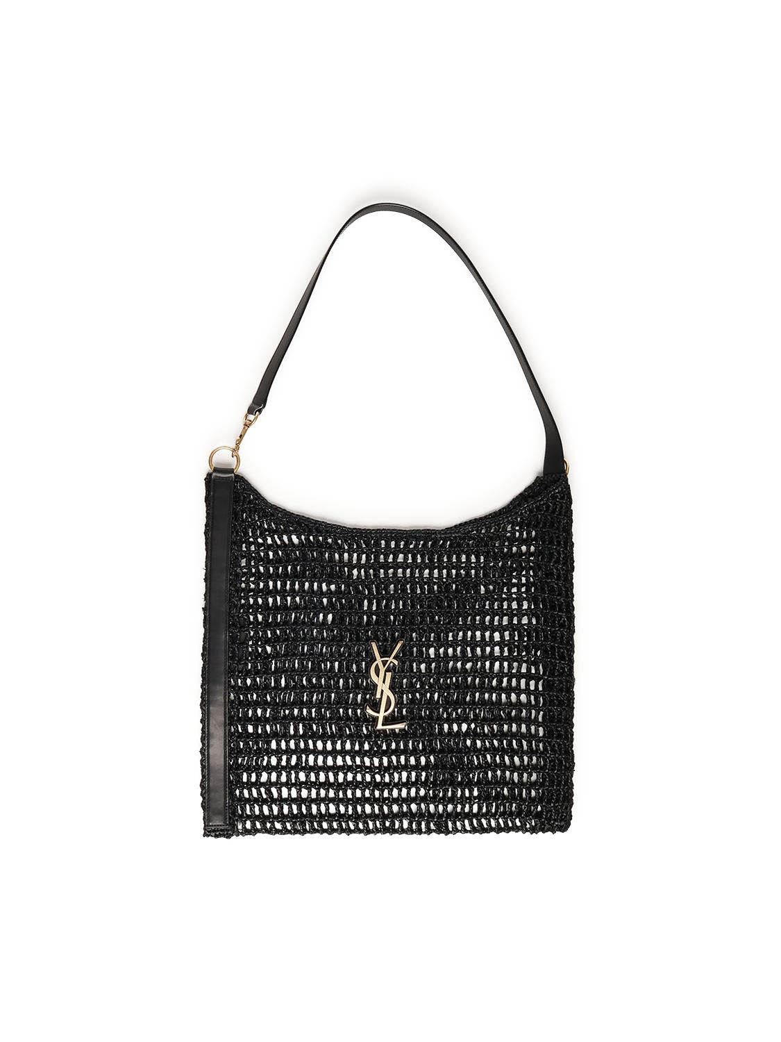 Borsa Oxalis in rafia macramè 773984 GAAEA1000 SAINT LAURENT 
