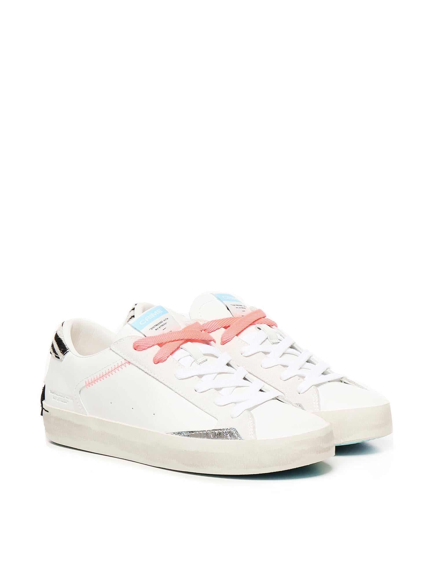 Sneakers Distressed Tropical Zebra 20003PP7  CRIME LONDON 